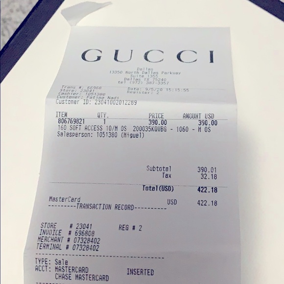 Original GG canvas baseball hat with Web - Picture 9 of 11